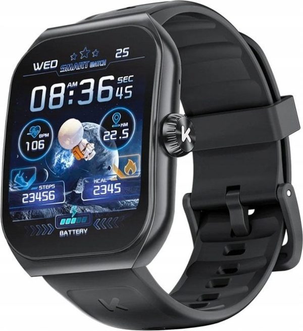 Smartwatch Kumi KU7 Czarny (KU-KU7/BK).