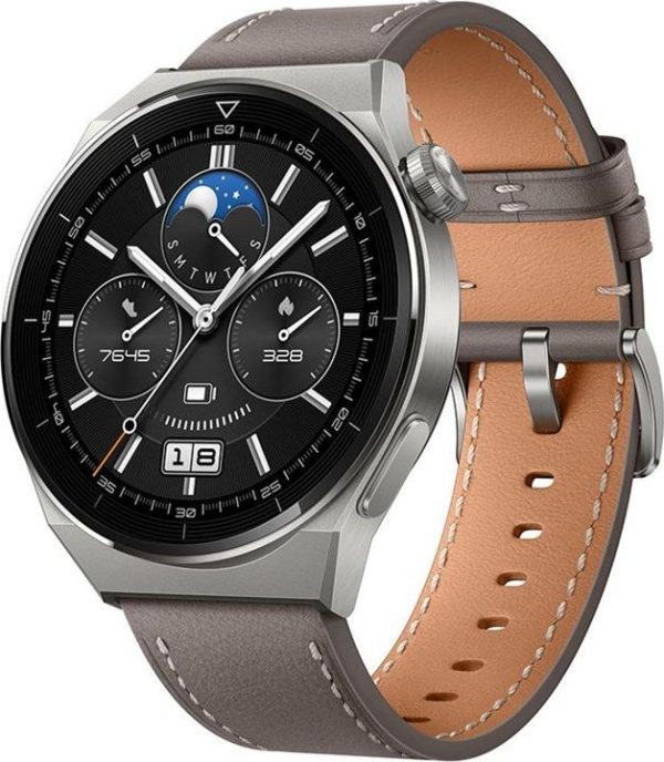Smartwatch Huawei Watch GT 3 Pro Classic 46mm Brązowy (55028467).