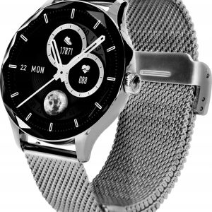 Smartwatch Garett Viva Srebrny (VIVA_SVR_STL).