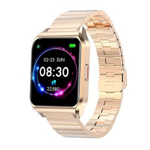 Smartwatch Rubicon E89 Różowe złoto (RNCE89).