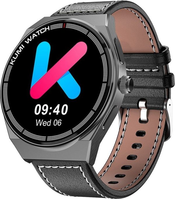 Smartwatch Kumi GT5 Max Czarno-brązowy (KU-GT5M/GY).