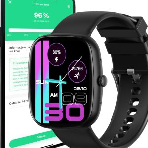 Smartwatch Wenom SMARTWATCH ZEGAREK POLSKIE MENU ROZMOWY SPORT SMART WATCH MĘSKI ORAZ DAMSKI.