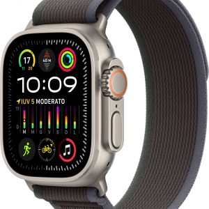 Smartwatch Apple Watch Ultra 2 GPS + Cellular 49mm Titanium Case Trail Loop S/M Brązowy (MRF53GK/A).