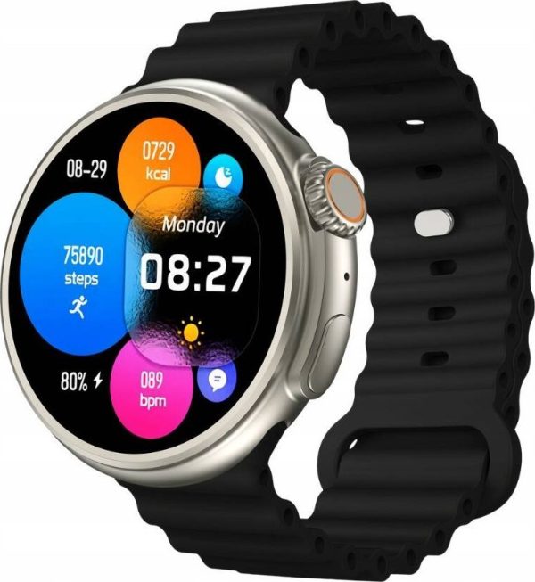 Smartwatch Yaxo Oxnard Czarny (YAX-WE-SW-003).