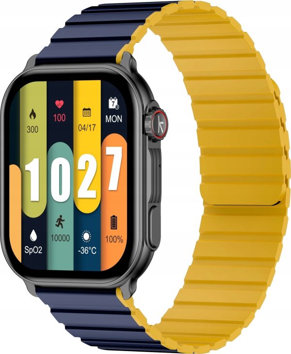 Smartwatch Kieslect KS Pro Czarno-żółty (YFT2064EU).