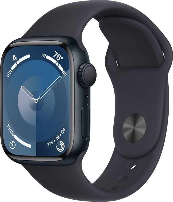 Smartwatch Apple Watch 9 41mm GPS Midnight Alu Sport S/M Granatowy (MR8W3).