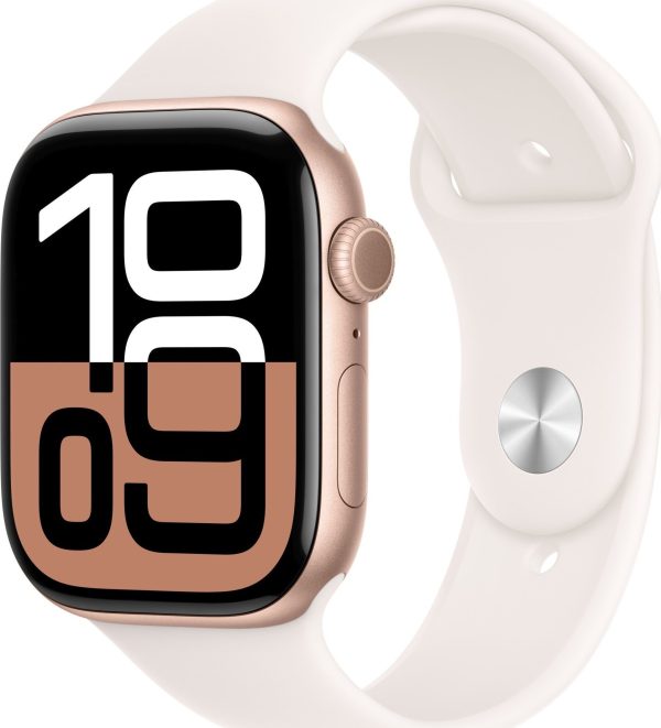 Smartwatch Apple Watch 10 GPS 42mm Rose Gold Alu M/L Różowy (MWWJ3).