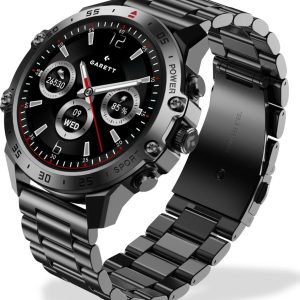 Smartwatch Garett V14 czarny stalowy.