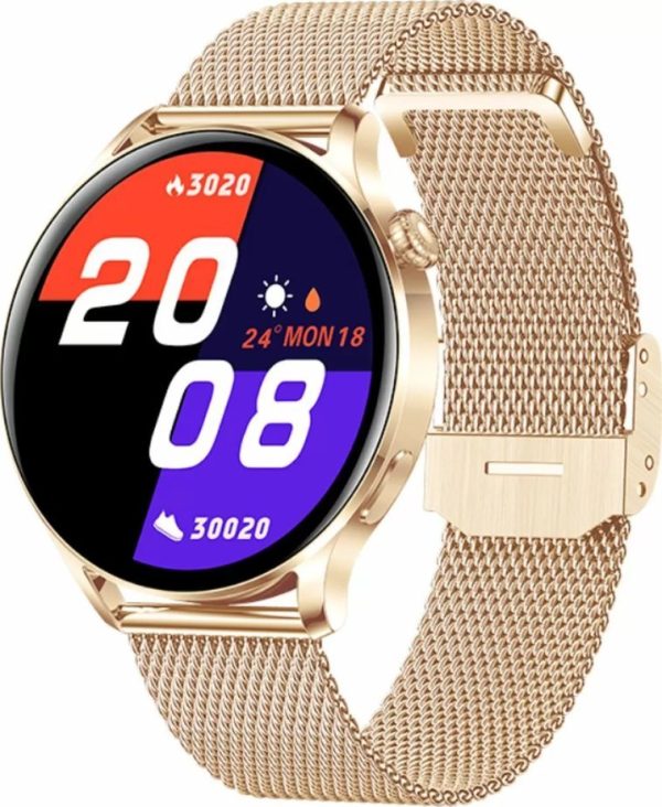 Smartwatch Rubicon RNCE81 Różowe złoto (RNCE81).
