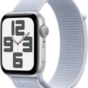 Smartwatch Apple Watch SE GPS 44mm Silver Alu Sport Loop Niebieski (MXET3QF/A).