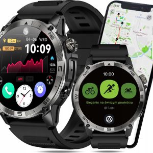 Smartwatch Wenom Smartwatch Wenom Explorer czarny.