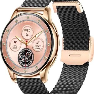 Smartwatch Rubicon Zegarek SMARTWATCH Rubicon F30 rosegold/black.