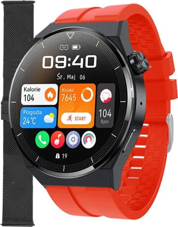 Smartwatch Enter SAT.14.535.144-SET Czerwony.