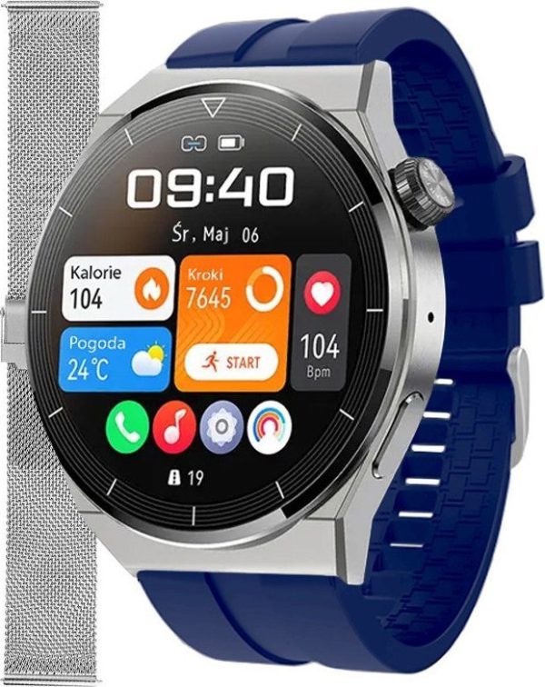 Smartwatch Enter SAT.111.5317.1411-SET Granatowy.