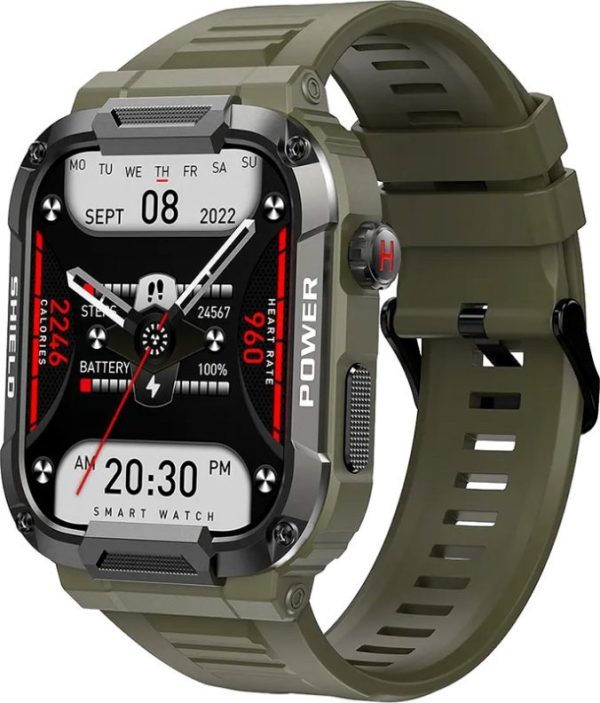Smartwatch Rubicon Zegarek SMARTWATCH Rubicon RNCF07 green.