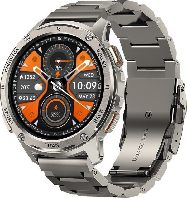 Smartwatch FW110 Titan Chronos Srebrny.