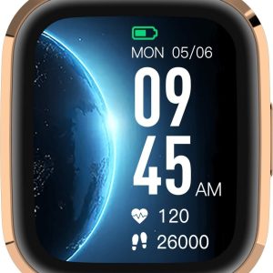 Smartwatch Garett GRC Style Złoty Stalowy.