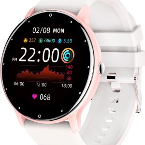 Zegarek Gravity Zegarek damski SMARTWATCH - ASPERIA - GT1-7 biały - pełny dotyk.