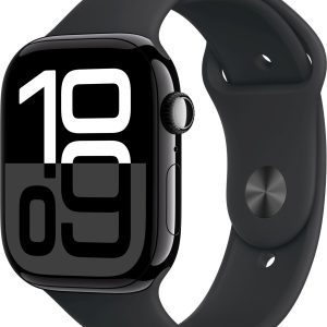 Smartwatch Apple Watch 10 GPS 42mm Jet Black Alu S/M Czarny (MWWE3).