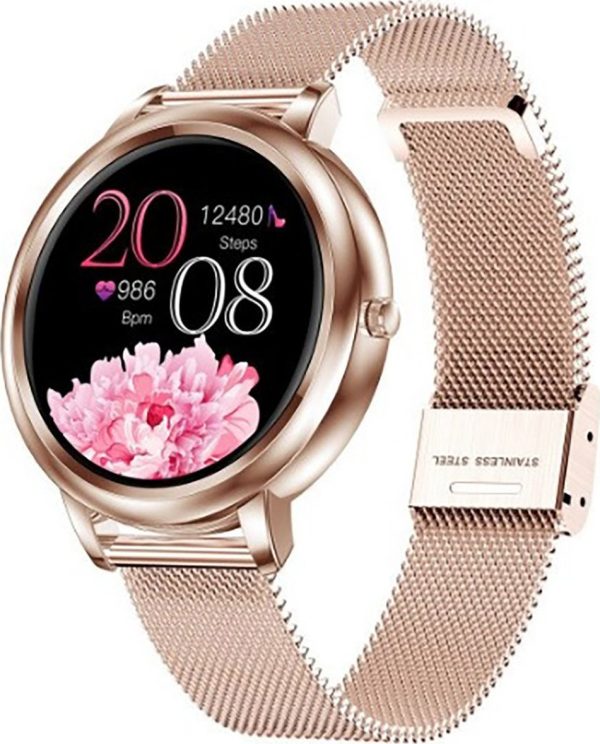 Smartwatch Hagen HD11.110.1410 Różowe złoto.