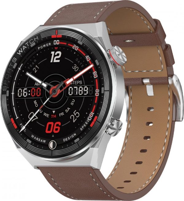 Smartwatch Watchmark Maverick Brązowy.