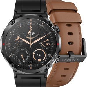 Smartwatch Gravity Zegarek męski SMARTWATCH GRAVITY GT21-4 BK/RD/BK.