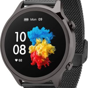 Smartwatch Garett Veronica Czarny (VERONICA BLK STEEL).
