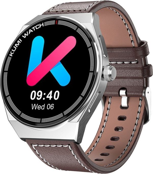 Smartwatch Kumi GT5 Max Brązowy (KU-GT5M/SR).