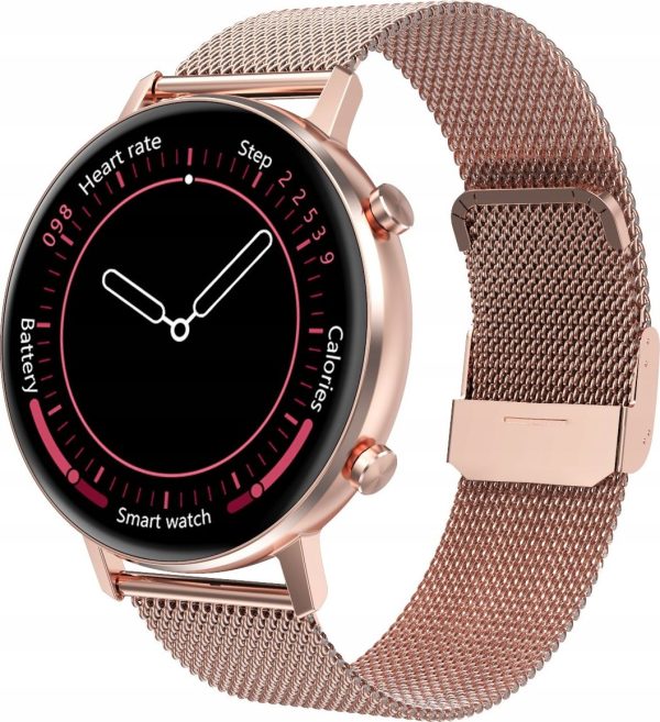 Smartwatch Zaxer DT96 Różowe złoto.