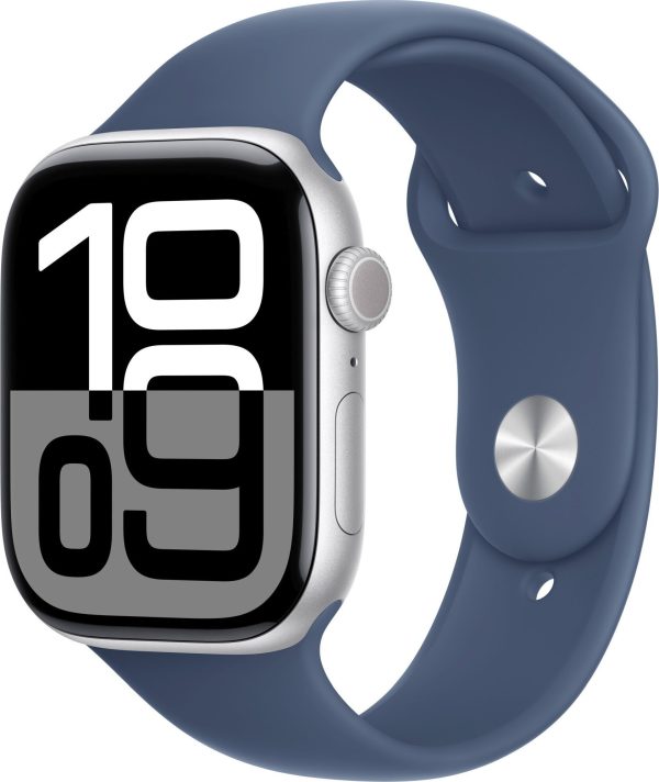 Smartwatch Apple Watch 10 GPS 46mm Silver Alu M/L Niebieski (MWWM3).