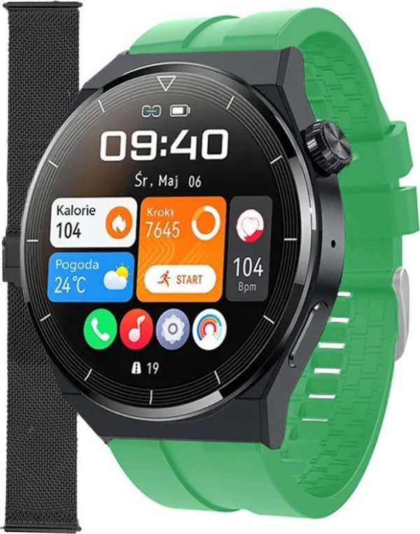 Smartwatch Enter SAT.14.5314.144-SET Zielony.