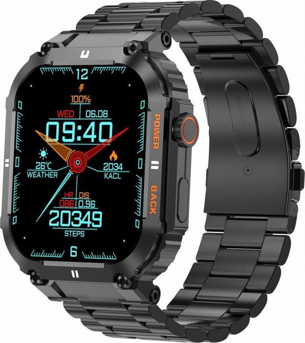 Smartwatch Gravity GT6-2 Czarny.