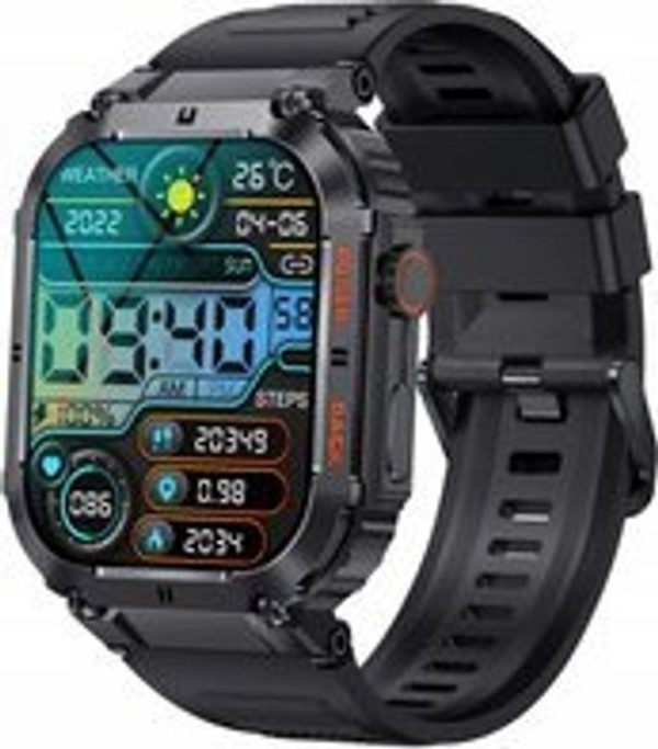 Smartwatch GlacierX Echo Select Czarny.