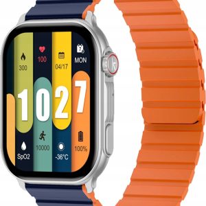 Smartwatch Kieslect KS Pro Czarno-pomarańczowy (YFT2056EU).