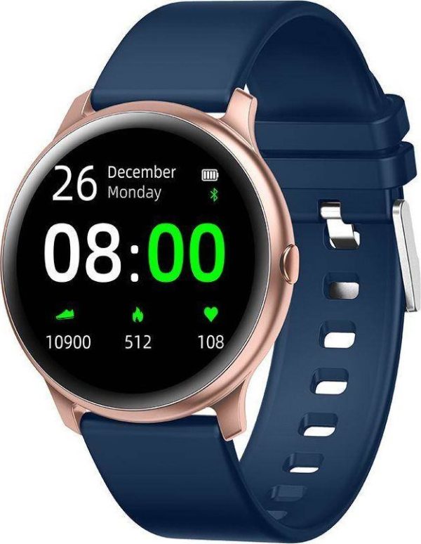 Smartwatch Gino Rossi SW010-17 Granatowy.