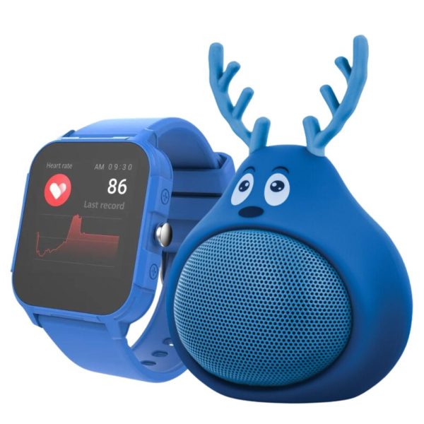 Smartwatch sportowy Forever IGO 2 JW-150 + Głośnik Sweet Animal Deer ABS-100.