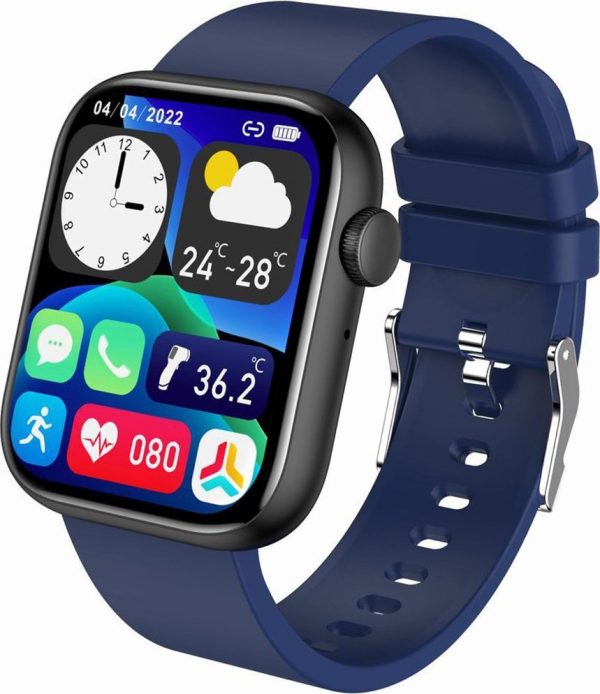 Smartwatch Gravity Zegarek damski SMARTWATCH GRAVITY GT3-5 black/d.blue - LIVIA.