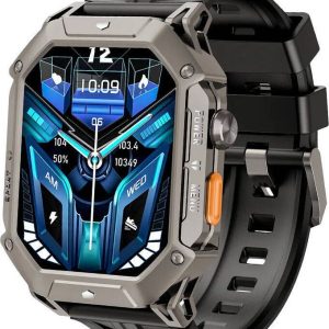 Smartwatch Rubicon SmartWatch Rubicon RNCF24 szary silikon BT Call rozmowy ..