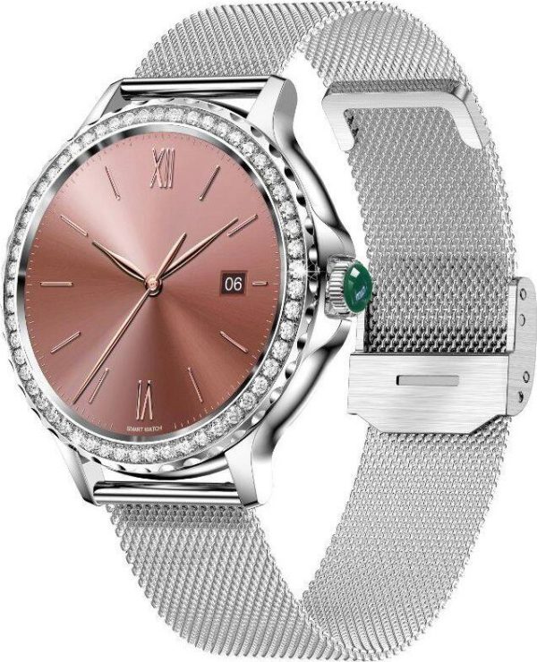 Smartwatch Rubicon RNCF19 Srebrny.