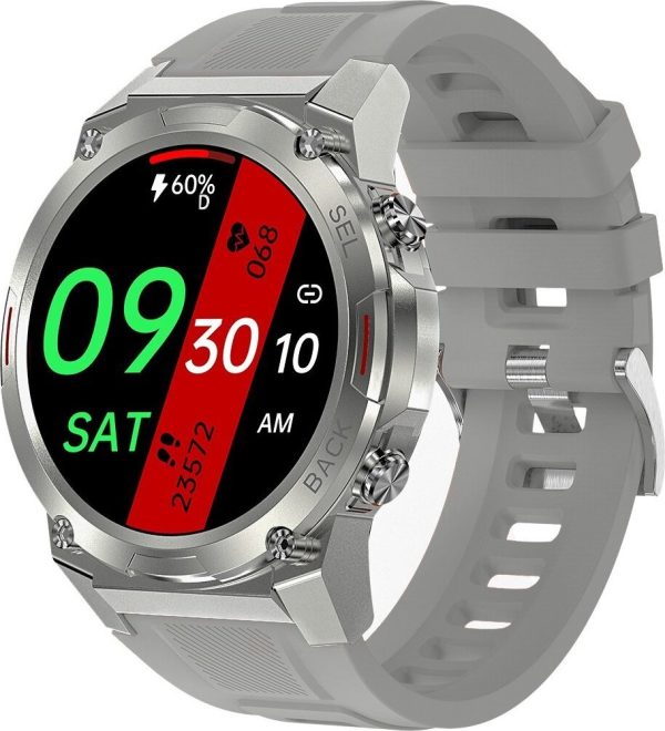 Smartwatch Oukitel BT50 Szary Srebrny (BT50-SR/OL).