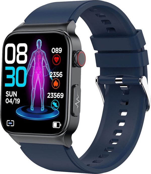 Smartwatch Watchmark Cardio One Granatowy.