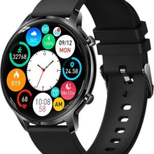 Smartwatch Manta MANTA Smartwatch unisex Kelly czarny.