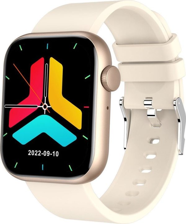 Smartwatch Gravity GT3-6 Beżowy.