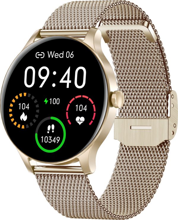 Smartwatch Garett Classy Złoty (CLASSY_ZLOT_STAL).