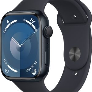 Smartwatch Apple Watch 9 45mm GPS Midnight Alu Sport M/L Granatowy (MR9A3).