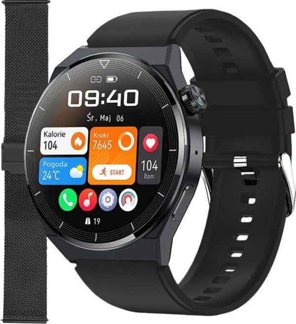 Smartwatch Enter SAT.14.534.144-SET Czarny.