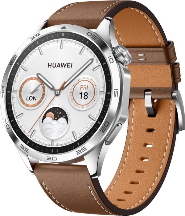 Smartwatch Huawei Watch GT4 Classic 46mm Brązowy (001879730000).