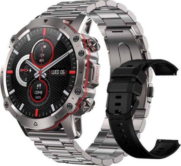 Smartwatch Rubicon RNCF18 Srebrny.