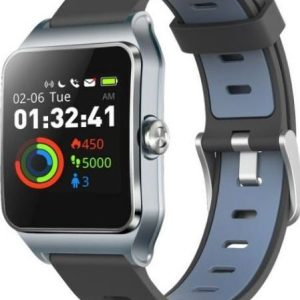 Smartwatch Umax U-Band P1 PRO Czarno-niebieski (UB523).