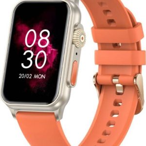Smartwatch Rubicon SmartWatch Rubicon RNCF06 pomarańczowy silikon BT Call.